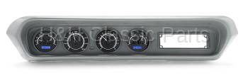 Dakota Digital VHX Gauge System Black Alloy Blue | 1964-67 GTO/Lemans | Dakota Digital | 24892
