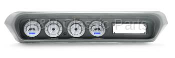 Dakota Digital VHX Gauge System Silver Alloy Blue | 1964-67 GTO/Lemans | Dakota Digital | 24895