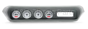 Dakota Digital VHX Gauge System Silver Alloy Red | 1964-67 GTO/Lemans | Dakota Digital | 24896