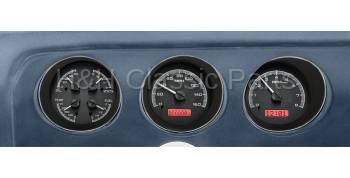 Dakota Digital VHX Gauge System Black Alloy Red | 1969 GTO/Lemans | Dakota Digital | 24908