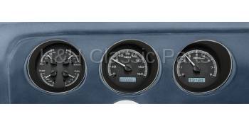 Dakota Digital VHX Gauge System Black Alloy White | 1969 GTO/Lemans | Dakota Digital | 24909