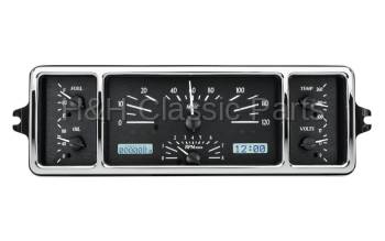 Dakota Digital VHX Gauge System Black Alloy White | 1939 Chevy Car | Dakota Digital | 70080