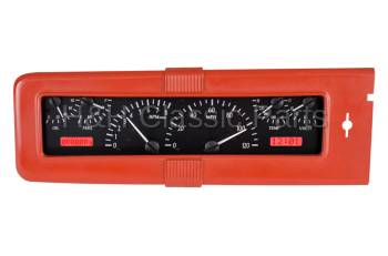Dakota Digital VHX Gauge System Black Alloy Red | 1940 Chevy Car | Dakota Digital | 70086