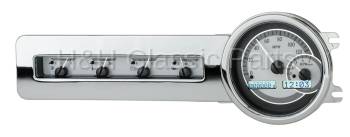 Dakota Digital VHX Gauge System Silver Alloy White | 1941-48 Chevy Car | Dakota Digital | 70097