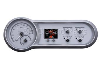 Dakota Digital HDX Gauge System Silver Alloy | 1953-54 Chevy Car | Dakota Digital | 70122