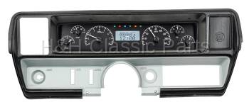 Dakota Digital VHX Gauge System Black Alloy White | 1968-69 Buick Skylark or GS | Dakota Digital | 24921