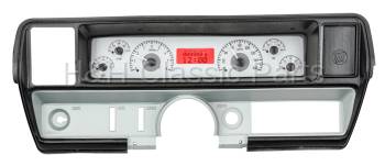 Dakota Digital VHX Gauge System Black Alloy Red | 1968-69 Buick Skylark or GS | Dakota Digital | 24923