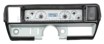 Dakota Digital VHX Gauge System Black Alloy White | 1968-69 Buick Skylark or GS | Dakota Digital | 24924