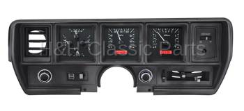 Dakota Digital VHX Gauge System Black Alloy Red | 1970-72 Buick Skylark or GS | Dakota Digital | 24927
