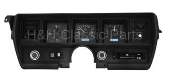 Dakota Digital VHX Gauge System Black Alloy White | 1970-72 Buick Skylark or GS | Dakota Digital | 24928