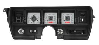 Dakota Digital VHX Gauge System Silver Alloy Red | 1970-72 Buick Skylark or GS | Dakota Digital | 24930