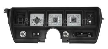 Dakota Digital VHX Gauge System Silver Alloy White | 1970-72 Buick Skylark or GS | Dakota Digital | 24931