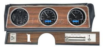 Dakota Digital VHX Gauge System Black Alloy Blue | 1970-72 Oldsmobile Cutlass | Dakota Digital | 24945