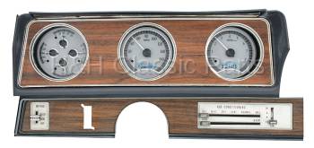 Dakota Digital VHX Gauge System Silver Alloy White | 1970-72 Oldsmobile Cutlass | Dakota Digital | 24950