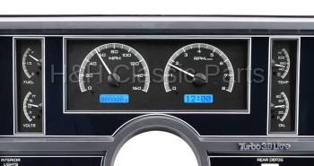 Dakota Digital VHX Gauge System Black Alloy Blue | 1984-87 Buick Regal | Dakota Digital | 60030