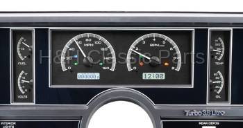 Dakota Digital VHX Gauge System Black Alloy White | 1984-87 Buick Regal | Dakota Digital | 60032