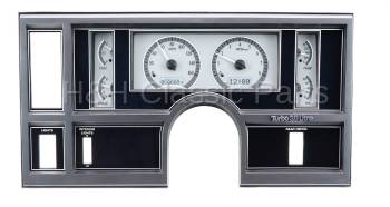 Dakota Digital VHX Gauge System Silver Alloy White | 1984-87 Buick Regal | Dakota Digital | 60035