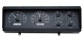 Dakota Digital VHX Gauge System Black Alloy White | 1978-88 Oldsmobile Cutlass | Dakota Digital | 60042