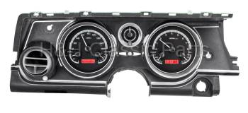 Dakota Digital VHX Gauge System Black Alloy Red | 1963-65 Buick Riviera | Dakota Digital | 70132