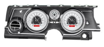 Dakota Digital VHX Gauge System Silver Alloy Red | 1963-65 Buick Riviera | Dakota Digital | 70135
