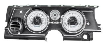 Dakota Digital VHX Gauge System Silver Alloy White | 1963-65 Buick Riviera | Dakota Digital | 70136