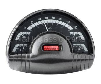 Dakota Digital VHX Gauge System Black Alloy Red | 1949-50 Oldsmobile | Dakota Digital | 70153