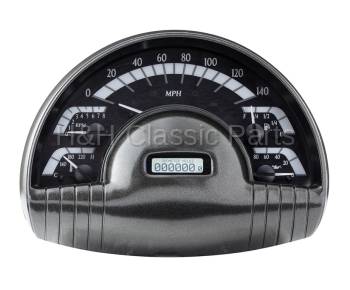 Dakota Digital VHX Gauge System Black Alloy White | 1949-50 Oldsmobile | Dakota Digital | 70154