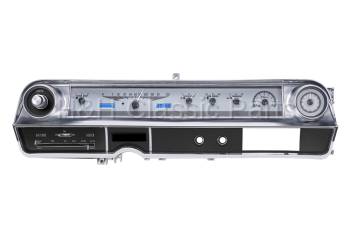 Dakota Digital VHX Gauge System Silver Alloy Blue | 1963-64 Cadillac | Dakota Digital | 70142