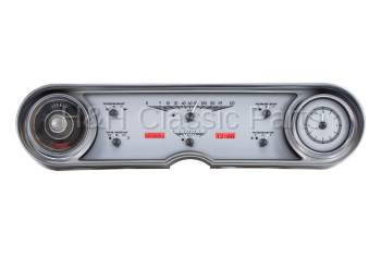 Dakota Digital VHX Gauge System Silver Alloy Red | 1965-66 Cadillac | Dakota Digital | 70149