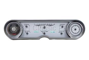Dakota Digital VHX Gauge System Silver Alloy White | 1965-66 Cadillac | Dakota Digital | 70150