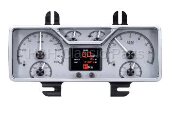 Dakota Digital HDX Gauge Series Silver Alloy | 1940-47 Ford Truck/1940 Ford Car | Dakota Digital | 80009