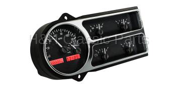 Dakota Digital VHX Gauge System Black Alloy Red | 1948-50 Ford Truck | Dakota Digital | 80013