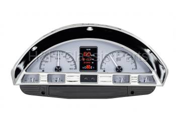 Dakota Digital HDX Gauge Series Silver Alloy | 1956 Ford Truck | Dakota Digital | 80044
