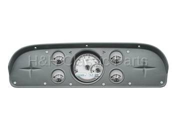 Dakota Digital VHX Gauge System Silver Alloy White | 1957-60 Ford Truck | Dakota Digital | 80052