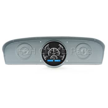 Dakota Digital VHX Gauge System Black Alloy Blue | 1961-66 Ford Truck | Dakota Digital | 80037