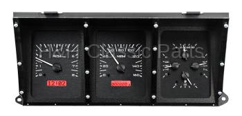Dakota Digital VHX Gauge System Black Alloy Red | 1973-79 Ford Truck | Dakota Digital | 80082