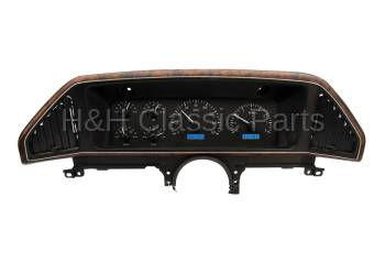 Dakota Digital VHX Gauge System Black Alloy Blue | 1987-91 Ford Truck | Dakota Digital | 80097