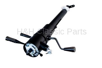 Ididit Black Powder Coated Tilt Column | 1984-87 Chevy or GMC Truck | Ididit | 51028