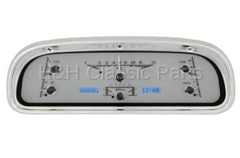 Dakota Digital VHX Gauge System Silver Alloy Blue | 1960-63 Ford Falcon | Dakota Digital | 80109