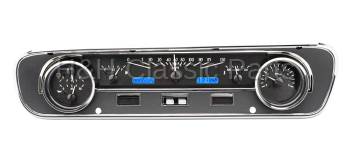 Dakota Digital VHX Gauge System Black Alloy Blue | 1964-65 Ford Falcon | Dakota Digital | 80112