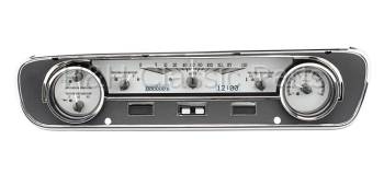 Dakota Digital VHX Gauge System Silver Alloy White | 1964-65 Ford Falcon | Dakota Digital | 80117