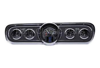 Dakota Digital HDX Gauge System Black Alloy | 1965-66 Ford Mustang | Dakota Digital | 80130