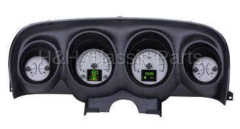 Dakota Digital HDX Gauge System Silver Alloy | 1969-70 Ford Mustang | Dakota Digital | 80143