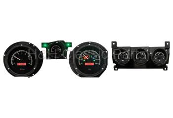 Dakota Digital VHX Gauge System Black Alloy Red | 1971-73 Ford Mustang | Dakota Digital | 80165
