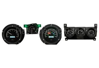Dakota Digital VHX Gauge System Black Alloy White | 1971-73 Ford Mustang | Dakota Digital | 80166