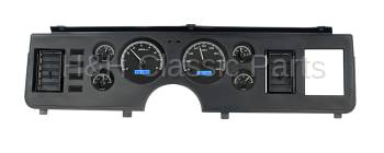 Dakota Digital VHX Gauge System Black Alloy Blue | 1979-86 Ford Mustang | Dakota Digital | 80170