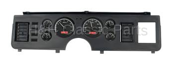 Dakota Digital VHX Gauge System Black Alloy Red | 1979-86 Ford Mustang | Dakota Digital | 80171