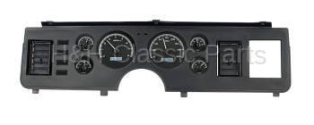 Dakota Digital VHX Gauge System Black Alloy White | 1979-86 Ford Mustang | Dakota Digital | 80172