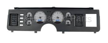 Dakota Digital VHX Gauge System Silver Alloy Blue | 1979-86 Ford Mustang | Dakota Digital | 80173