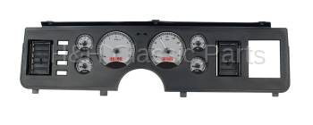 Dakota Digital VHX Gauge System Silver Alloy Red | 1979-86 Ford Mustang | Dakota Digital | 80174